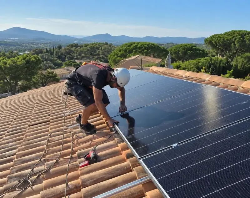 Installateur panneaux solaires Frontignan — pose photovoltaïque sur toiture