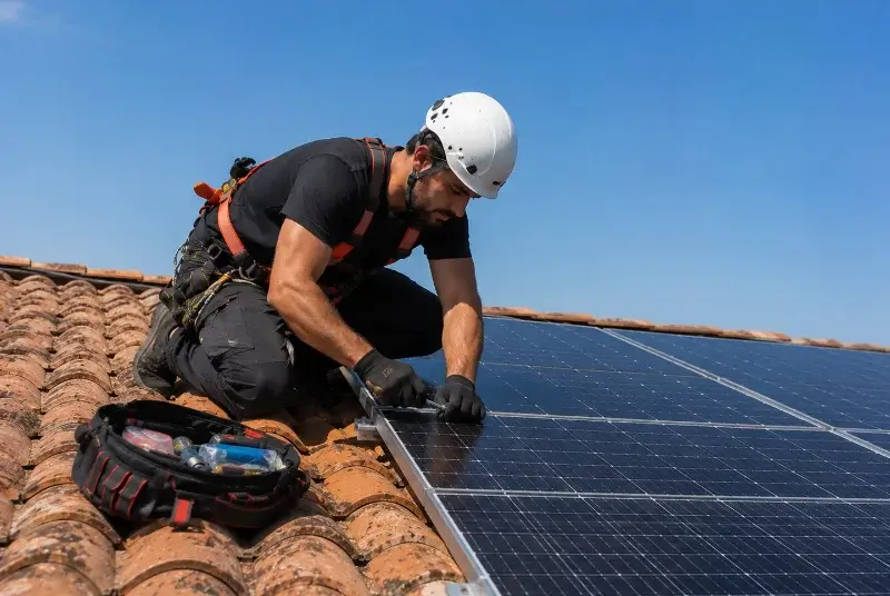 Maintenance et monitoring de panneaux solaires à Frontignan