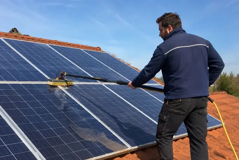 Nettoyage et entretien de panneaux solaires à Frontignan